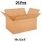 25 Psc Kraft Boxes, Sturdy Packing for Books, Electronics, Tools 18 x 12 x 10 Inch